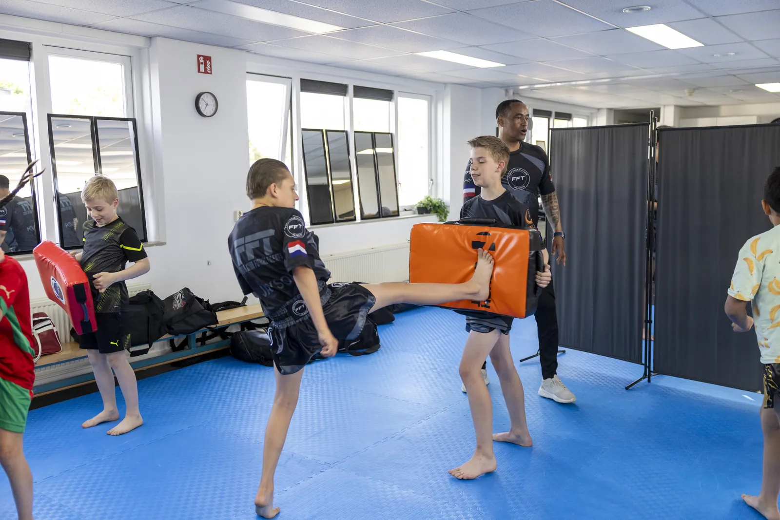 Jeugdtraining kickboksen bij Fightclub Future Talents
